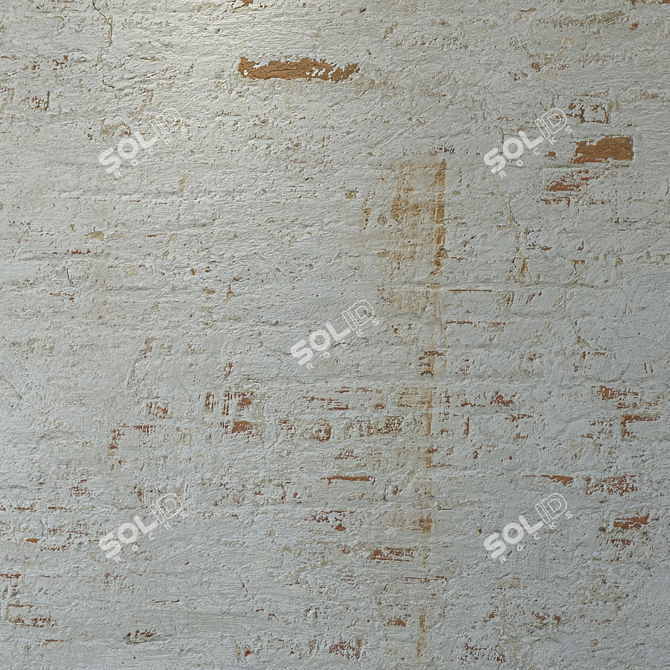 Seamless High Resolution Brick Wall 3D model image 3