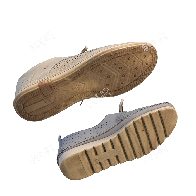 360° Scanned Shoes with High-Resolution Textures 3D model image 5