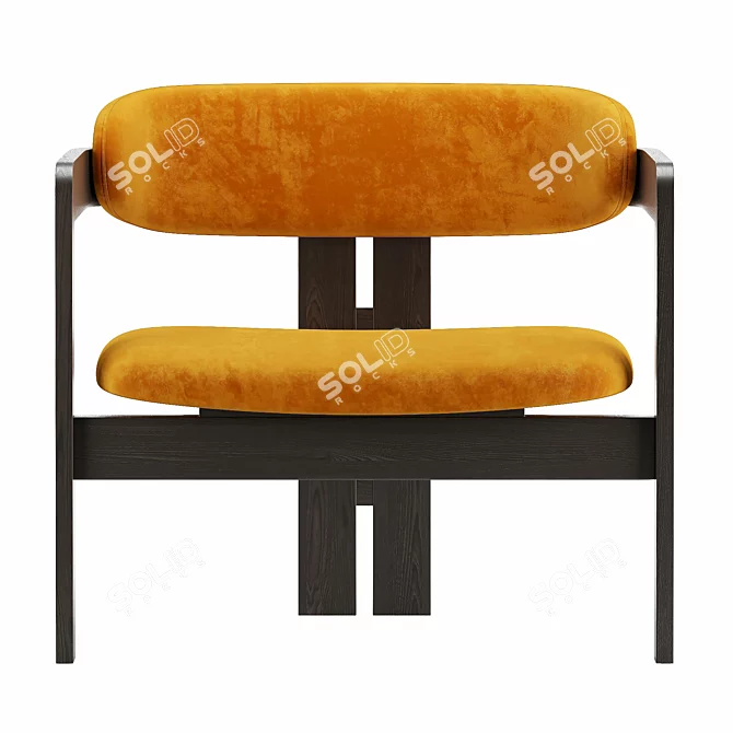 Elegant Gallotti and Radice Chairs 3D model image 3