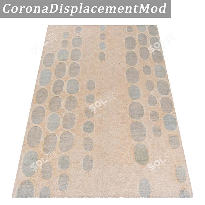 Title: Luxury Carpet Set - High-Quality Textures 3D model image 4