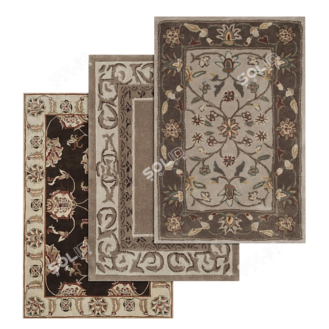 Luxury Carpets Collection 3D model image 1