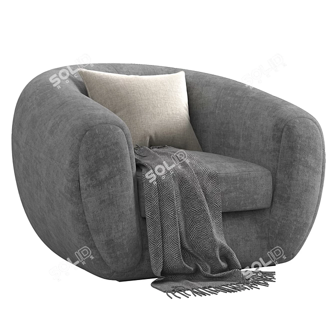 Elegant Mayfair Chair: Perfect Blend of Comfort and Style 3D model image 1