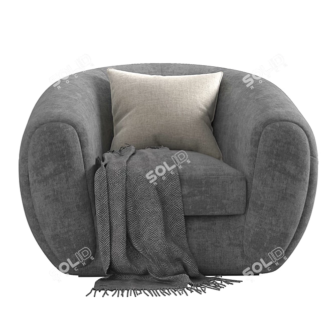 Elegant Mayfair Chair: Perfect Blend of Comfort and Style 3D model image 2