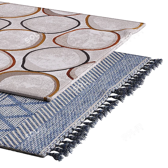 Elegant Interior Rugs 3D model image 2