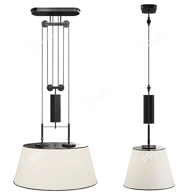 Kalmar Werkstatten Zylinderzug Pendant 3D model image 2