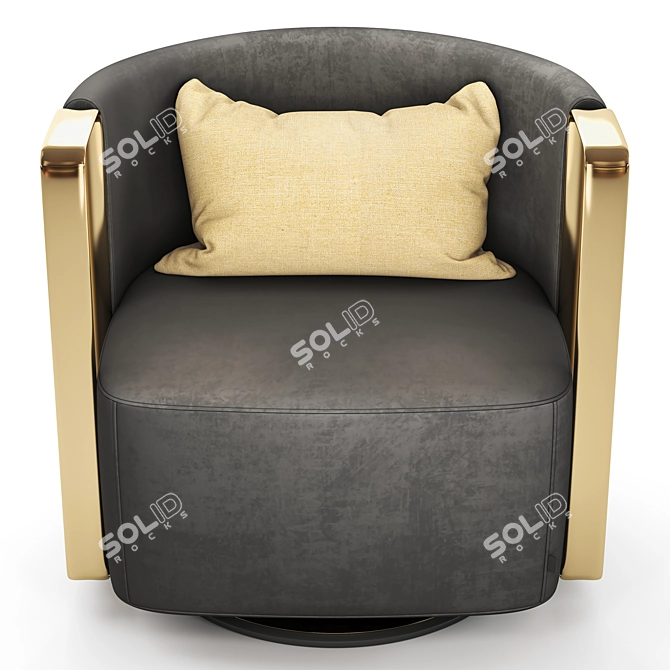 Sleek Armchair Perfect for Any Space 3D model image 2