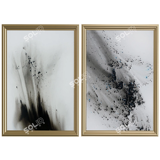 Elegant Wall Decor Picture 3D model image 1