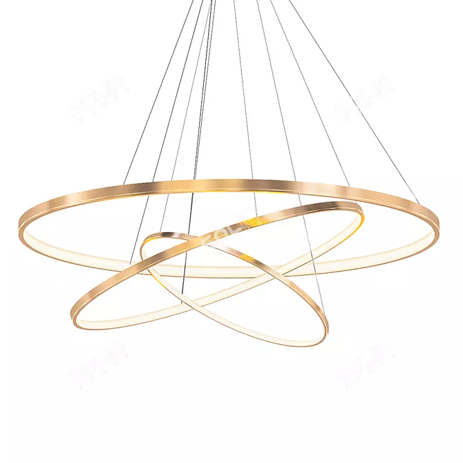 Nordic Creative Balcony Ceiling Light 3D model image 1