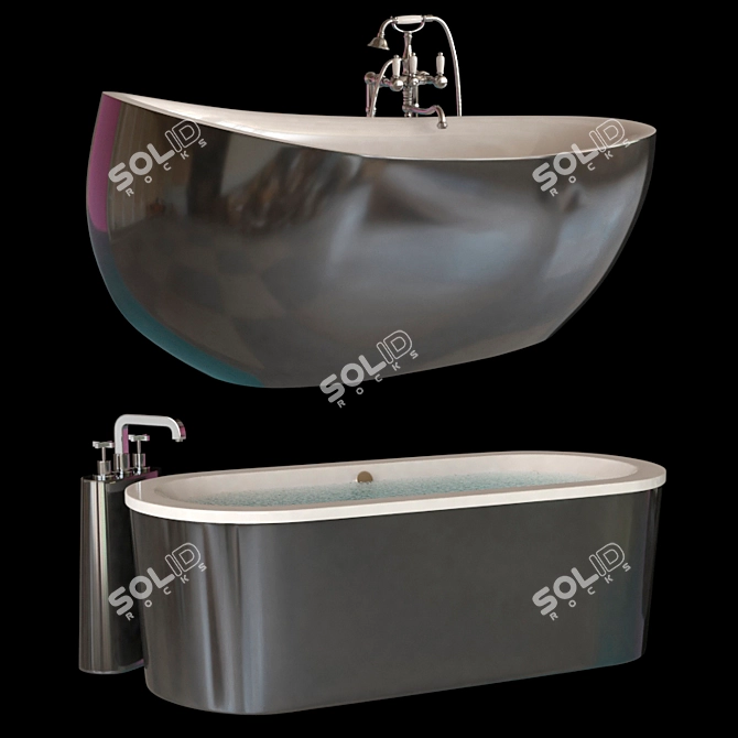 Luxury Villeroy & Boch Bath Set 3D model image 6