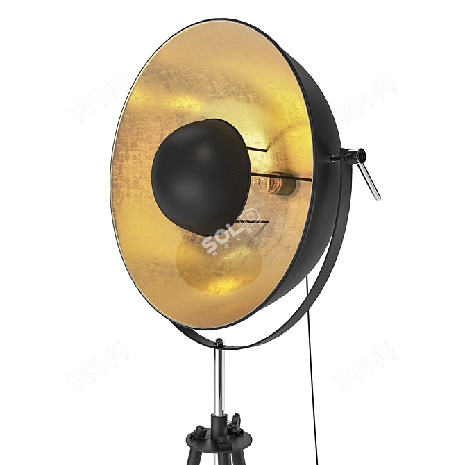 Lussole BOLLO Torch: Elegant Illumination for your Space 3D model image 2