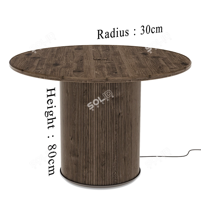 Versatile Round Table 3D model image 1