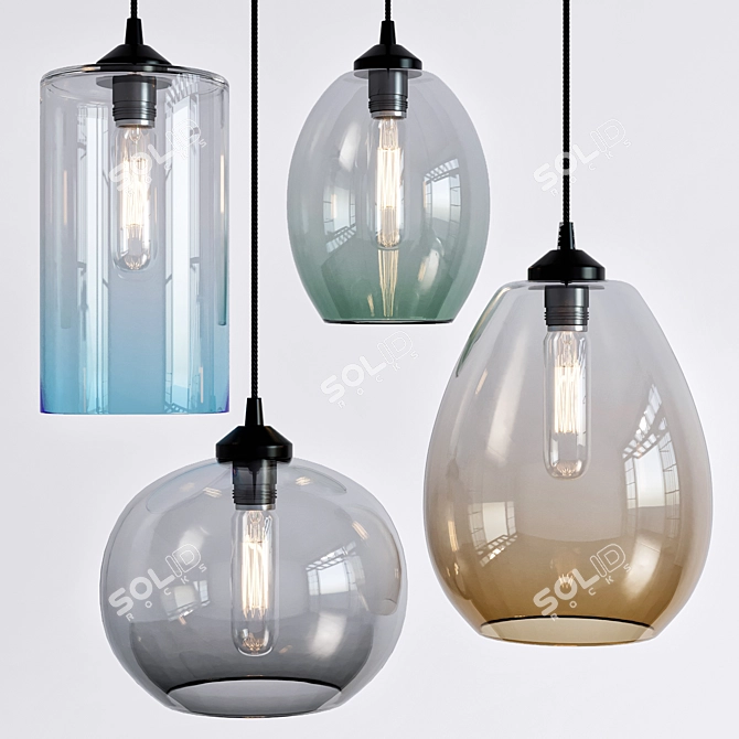  Polys:143.644 | Verts:140.248 Pendant Light 3D model image 1