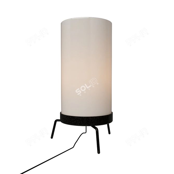 Sleek PM02 Table Lamp by Firtz Hansen 3D model image 1