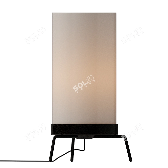 Sleek PM02 Table Lamp by Firtz Hansen 3D model image 2
