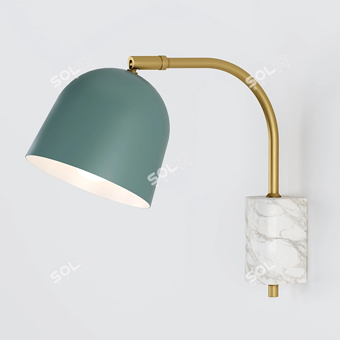 Adjustable Wall Light with Pernille Design 3D model image 2