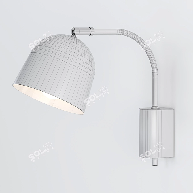 Adjustable Wall Light with Pernille Design 3D model image 5