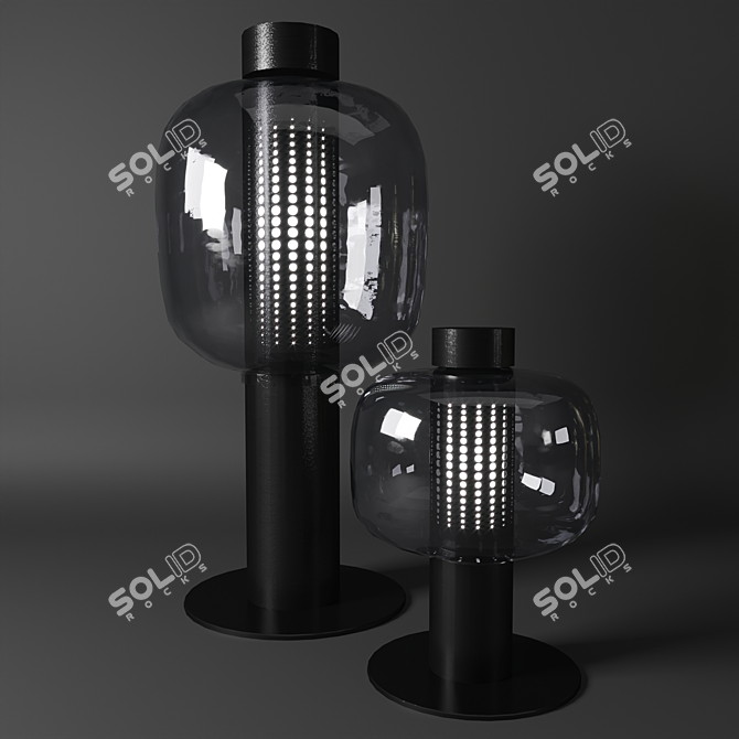 Brokis Bonbori Outdoor Table Lamp 3D model image 2