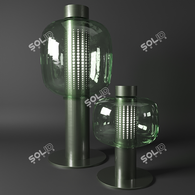Brokis Bonbori Outdoor Table Lamp 3D model image 4