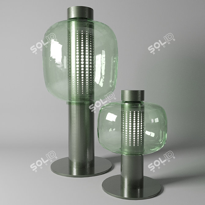 Brokis Bonbori Outdoor Table Lamp 3D model image 9