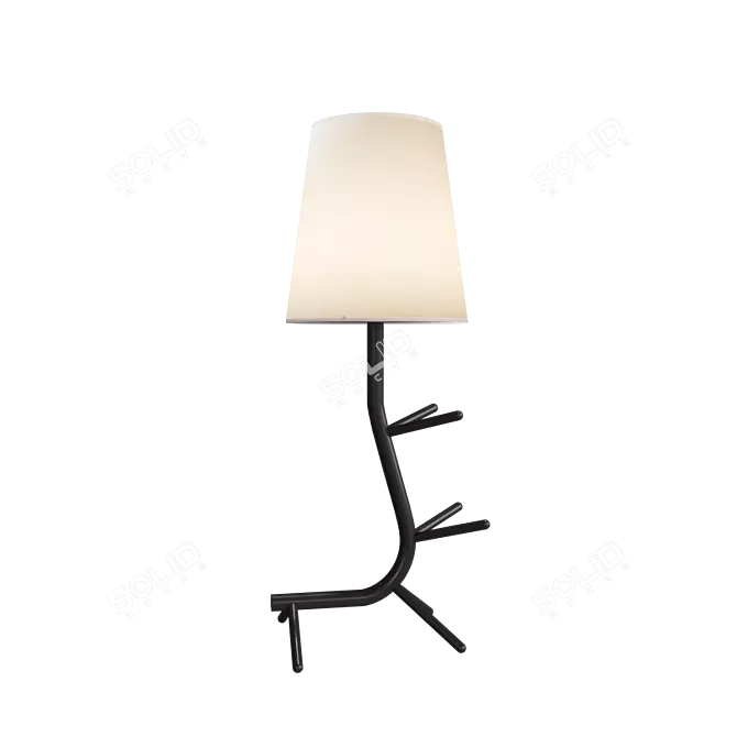 Mantra CENTIPEDE 7250-7253 Floor Lamp: Modern Metal Design, E27 Socket, Fabric Shade 3D model image 3