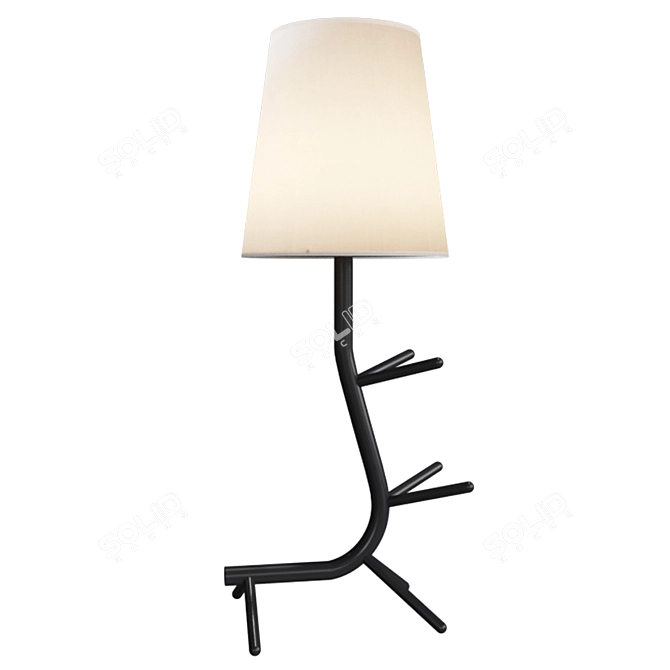 Mantra CENTIPEDE 7250-7253 Floor Lamp: Modern Metal Design, E27 Socket, Fabric Shade 3D model image 6