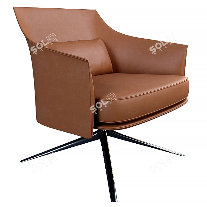 Stanford Armchair - Poliform: Stylish and High-Quality Comfort 3D model image 3