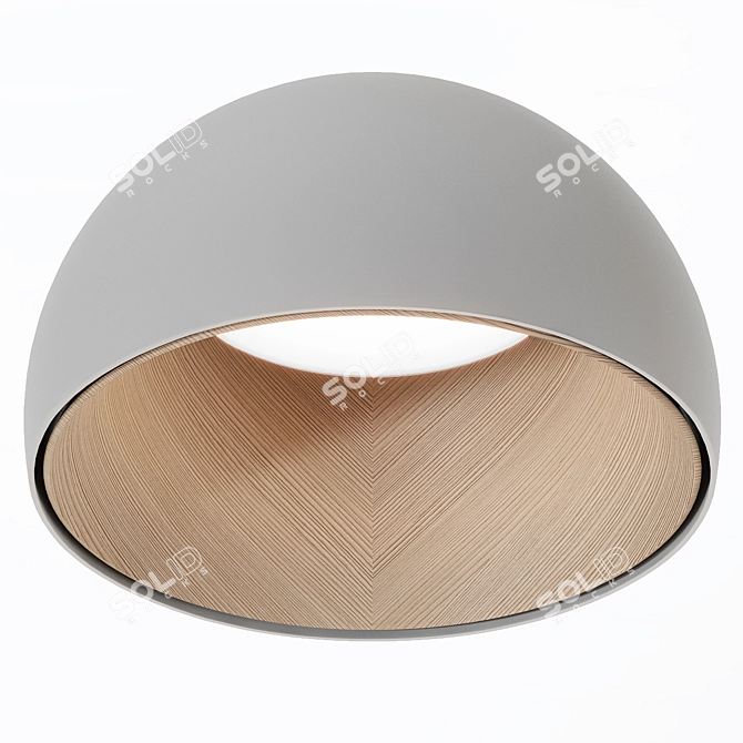 Modern Pendant Light Fixture 3D model image 6