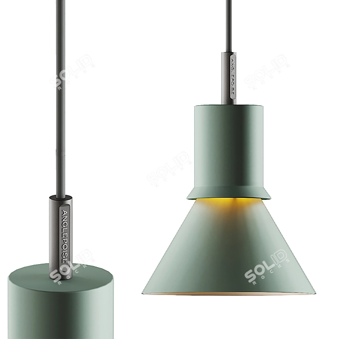 Elegant Type 80 Pendant 3D model image 2