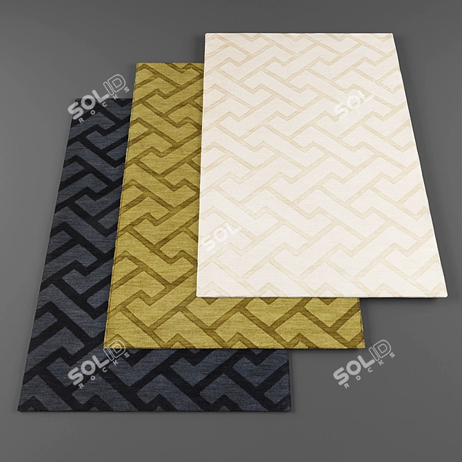 High Resolution Carpets Set 3D model image 1