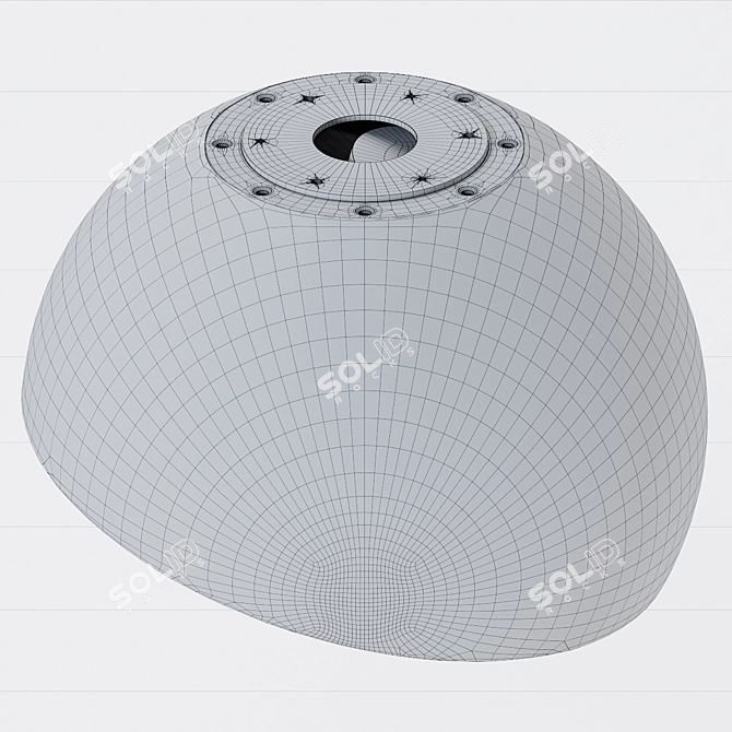 Title: Vibia Duo Ceiling 4876 3D model image 5