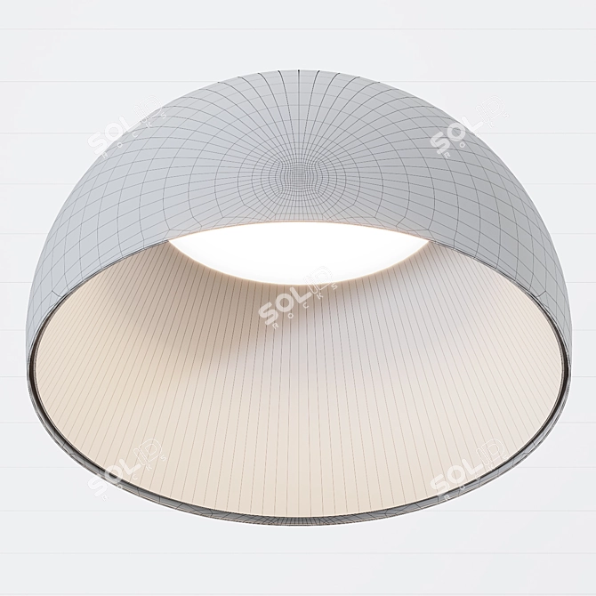 Elegant Vibia Duo Ceiling Lamp 3D model image 4