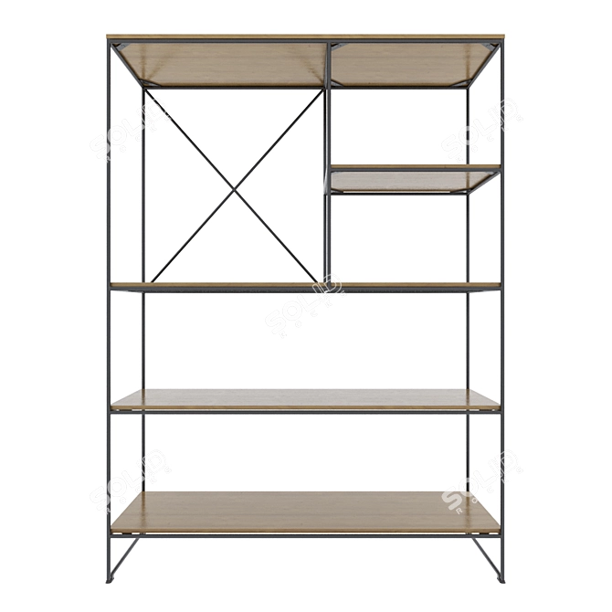 Modern Scandinavian Shelving by Firtz Hansen 3D model image 6