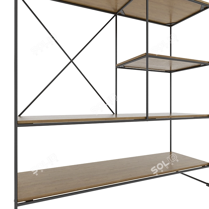 Modern Scandinavian Shelving by Firtz Hansen 3D model image 8