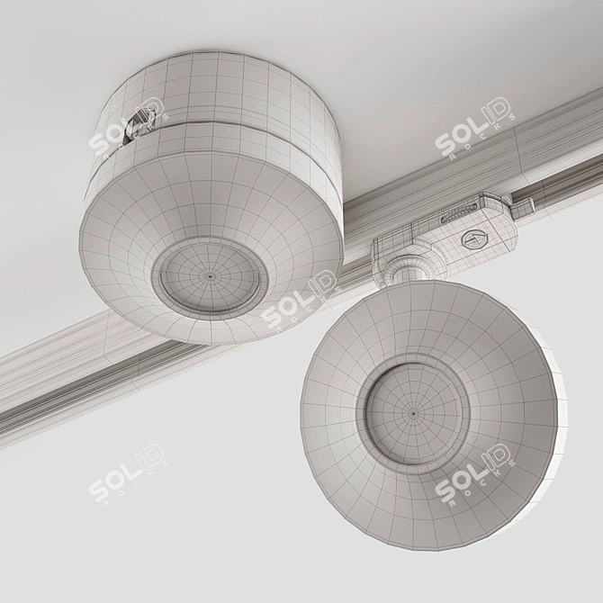 AQForm AQLed Pro Track Spotlights: Precision and Efficiency 3D model image 5