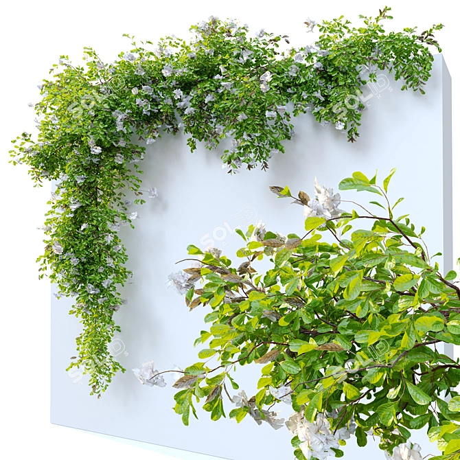 Hanging Greenery: Versatile and Detailed 3D model image 2