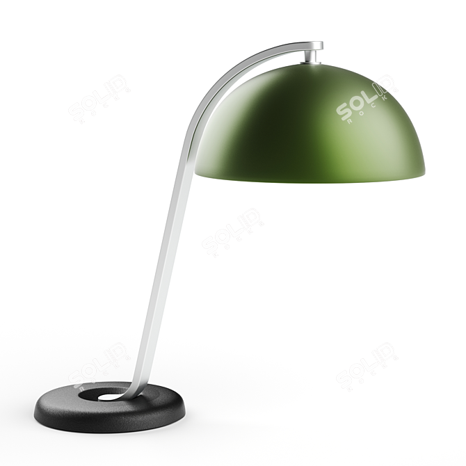 Sophisticated Cloche Table Lamp 3D model image 1