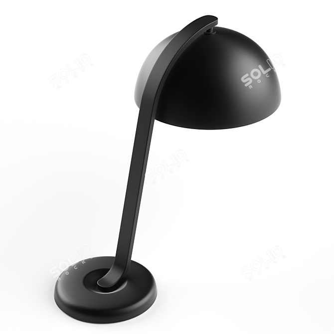 Sophisticated Cloche Table Lamp 3D model image 2