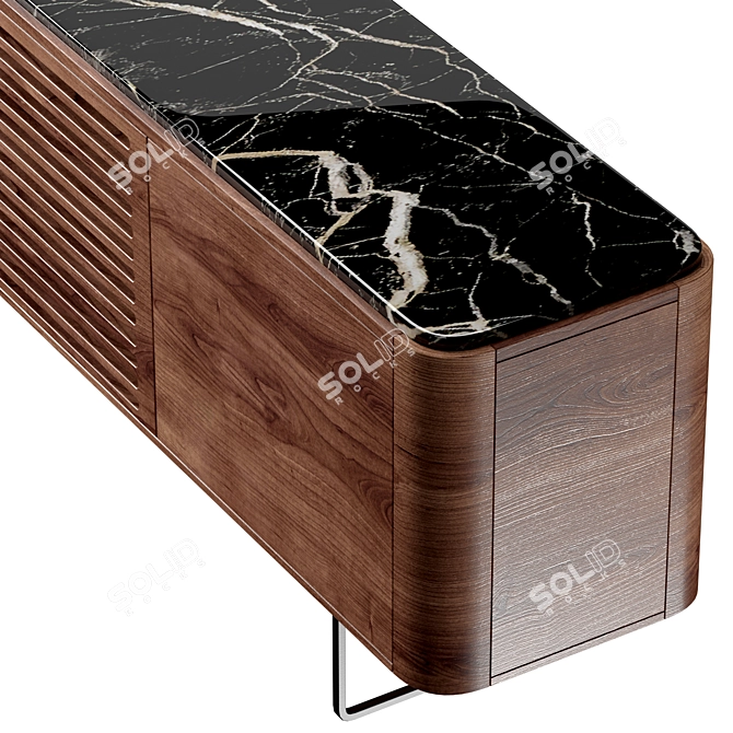 Contemporary Elegance: Adara Sideboard 3D model image 3