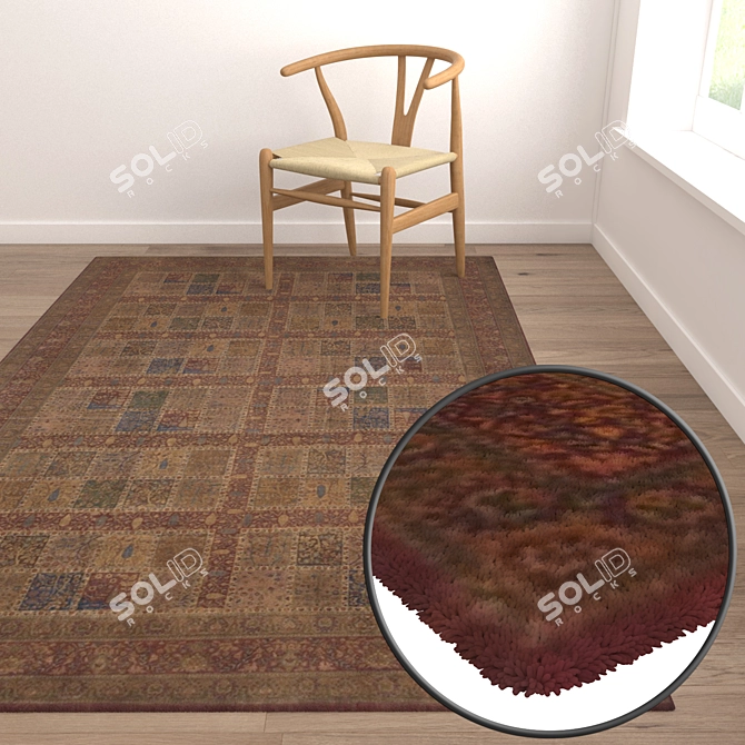 Luxury Carpet Set 2199 3D model image 5
