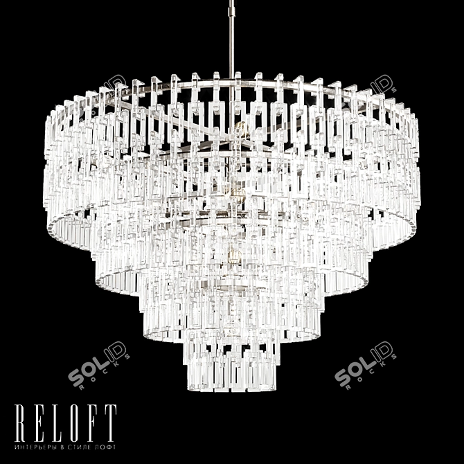 Luxurious Marignan Chandelier 3D model image 1