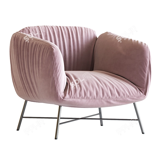 Jolie Armchair: Elegant Comfort for Your Home 3D model image 1