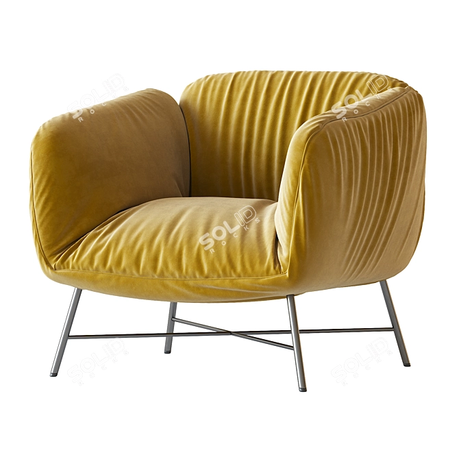 Jolie Armchair: Elegant Comfort for Your Home 3D model image 2