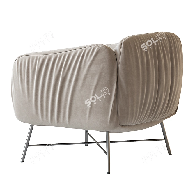 Jolie Armchair: Elegant Comfort for Your Home 3D model image 3