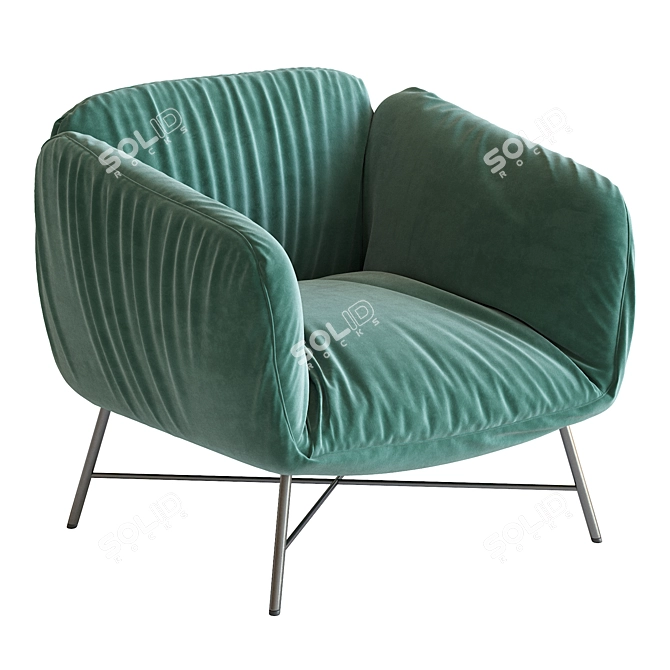 Jolie Armchair: Elegant Comfort for Your Home 3D model image 4