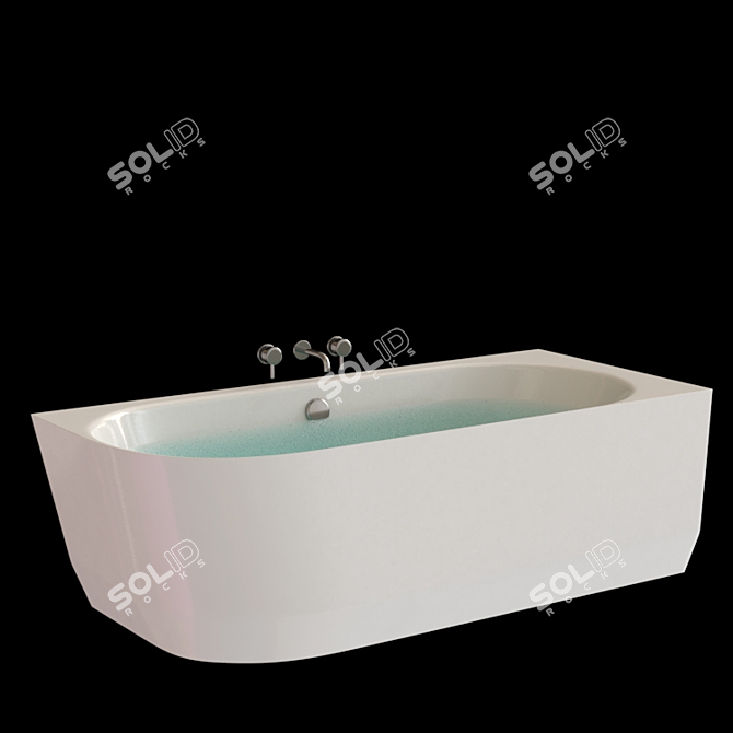 Luxury Bath Laufen Set: Stunning Designs & High-Quality Fixtures 3D model image 2