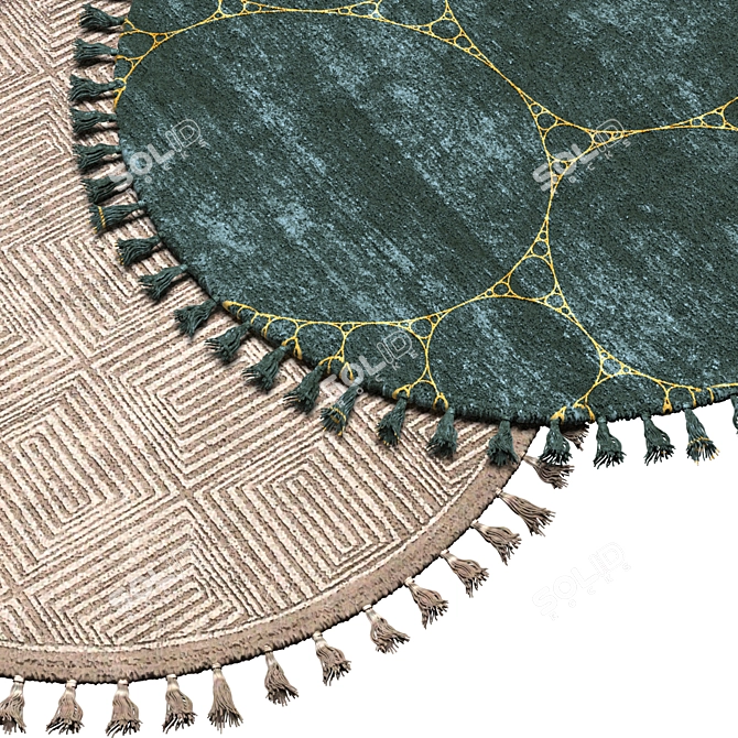 Title: Elegant 959 Carpets 3D model image 2