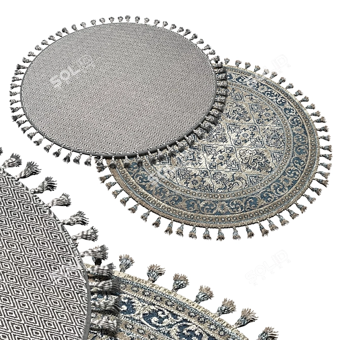 Plush Floor Covering 3D model image 1