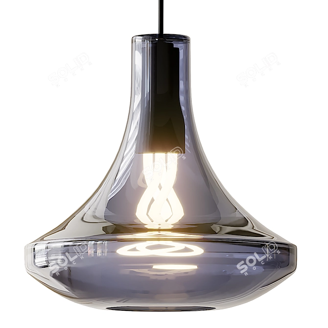 Plume Pendant Lamp by Plumen 3D model image 3