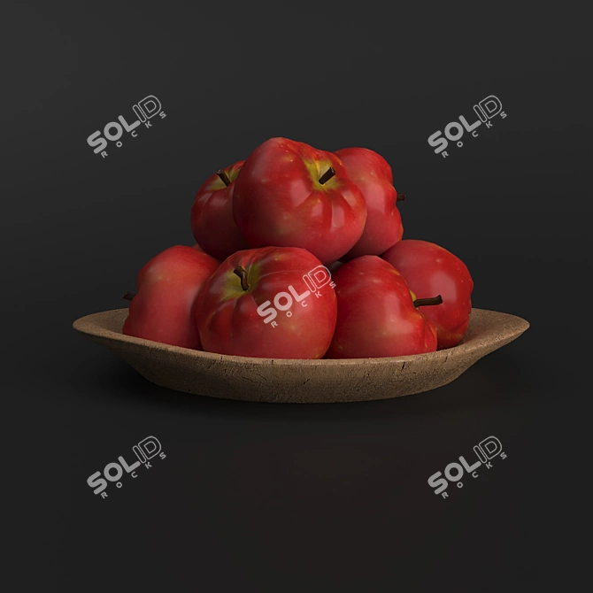 Apple Bliss in a Vase 3D model image 1