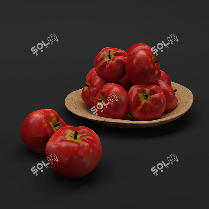 Apple Bliss in a Vase 3D model image 3